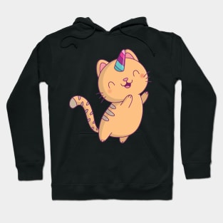 Cute Kitten Unicorn Hoodie